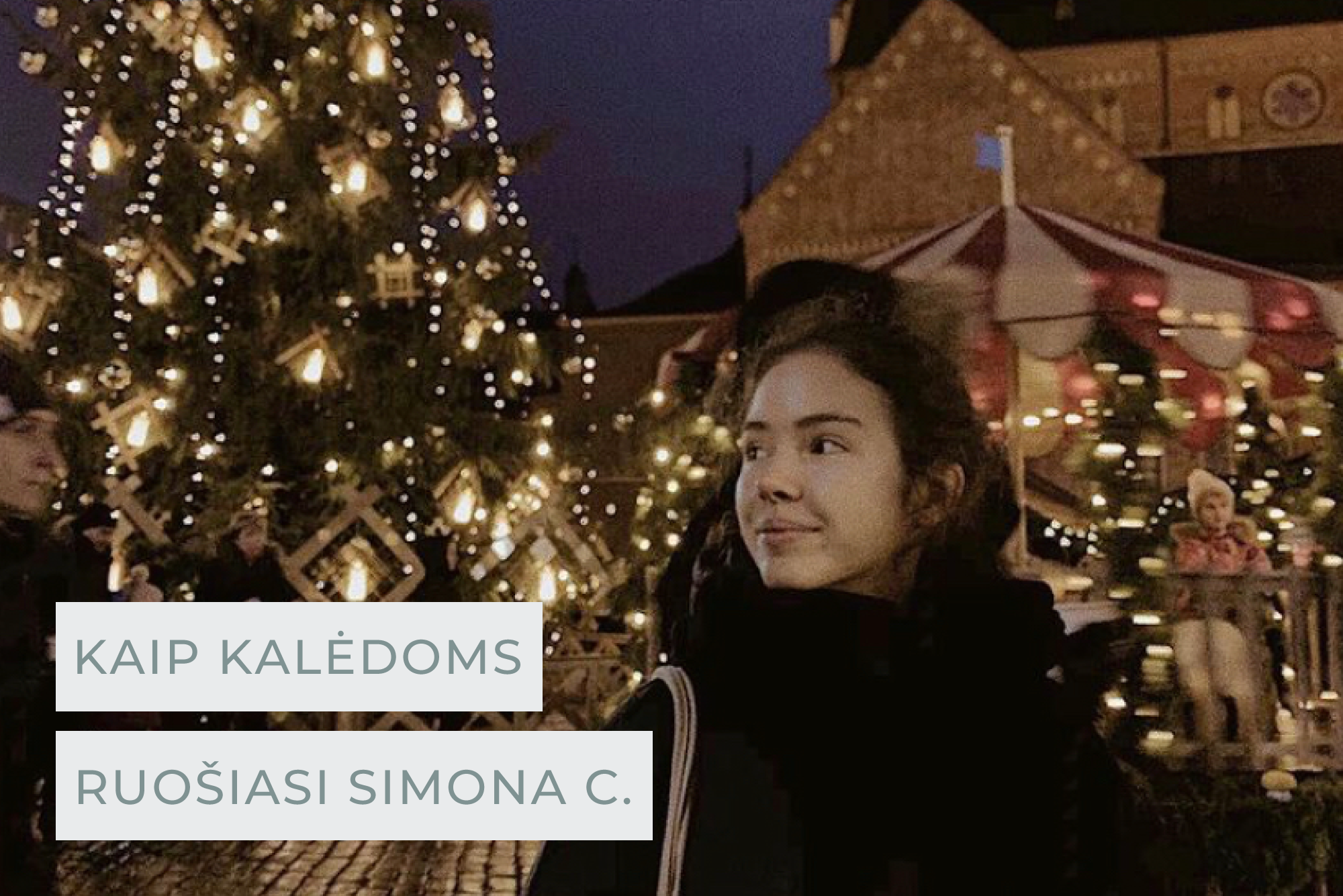 KAIP KALĖDOMS RUOŠIASI SIMONA CYMBALIUKAITĖ?