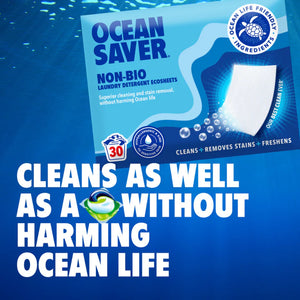 Skalbimo lapeliai OCEAN SAVER Non-Bio, 30vnt. 3