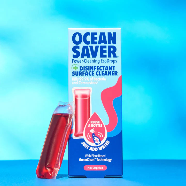 Koncentruotas dezinfekcinis valiklis OCEAN SAVER, Pink Grapefruit 10ml
