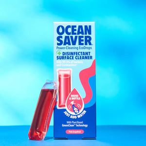 Koncentruotas dezinfekcinis valiklis OCEAN SAVER, Pink Grapefruit 10ml 1