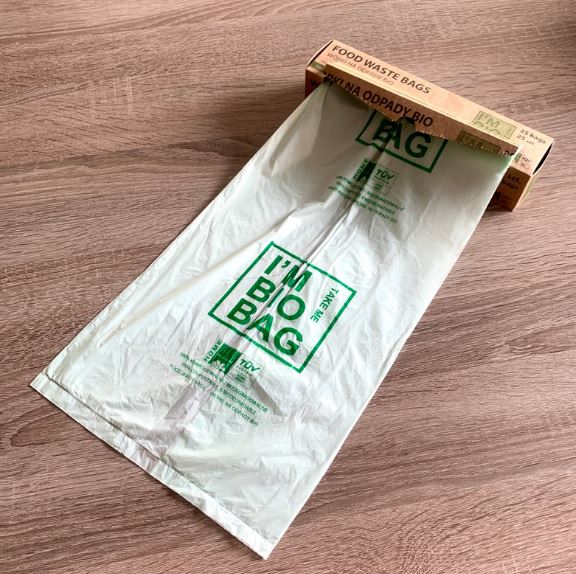 Namų sąlygomis kompostuojami šiukšlių maišai 35 L, 15 vnt.