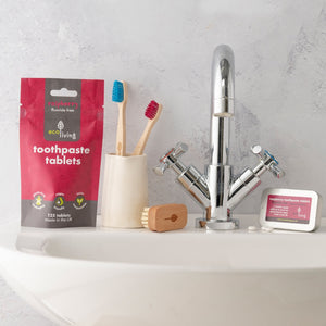 Hambapesutablettide täitepakend, vaarika maitseline ECOLIVING