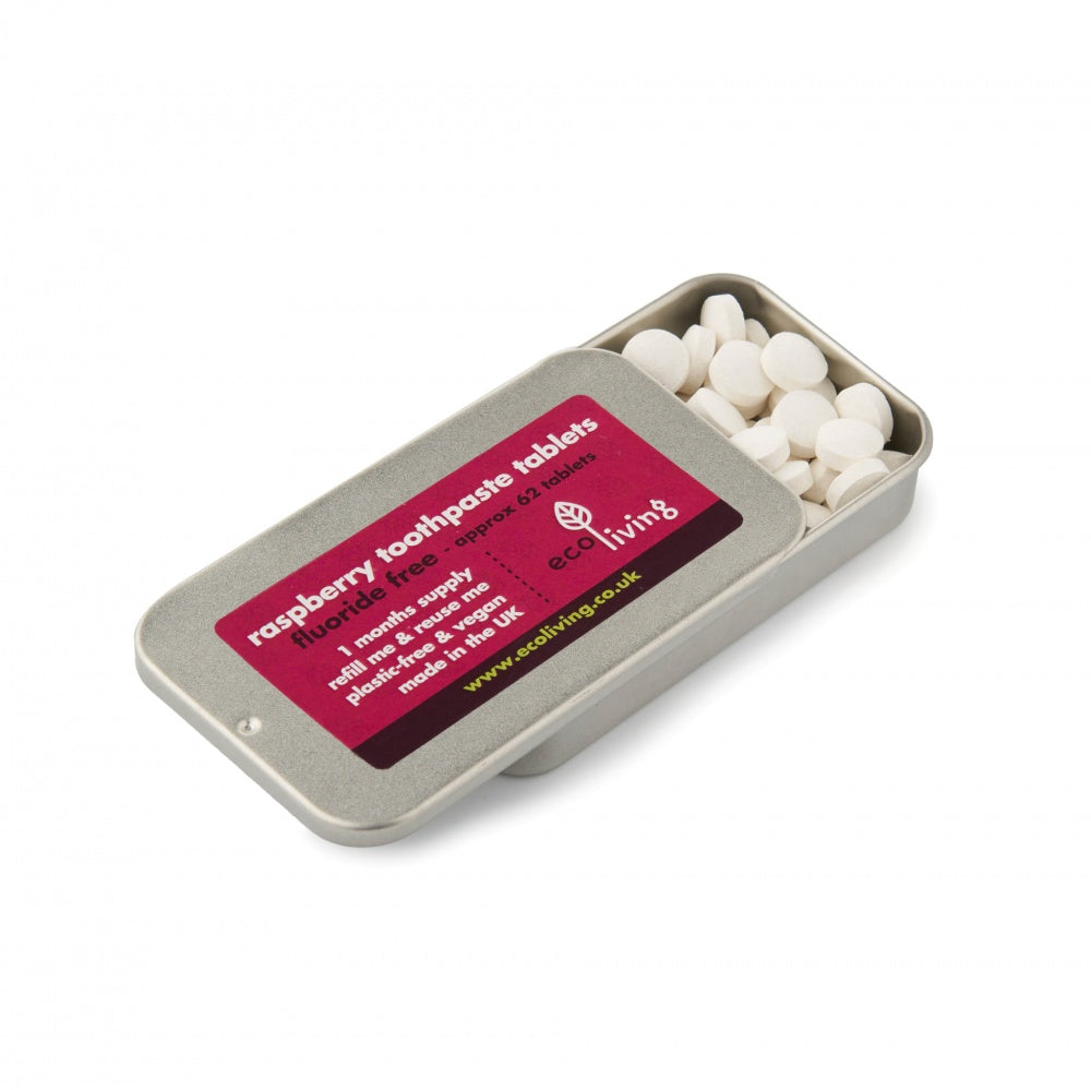 Zobu pastas tabletes ar fluoru ECOLIVING
