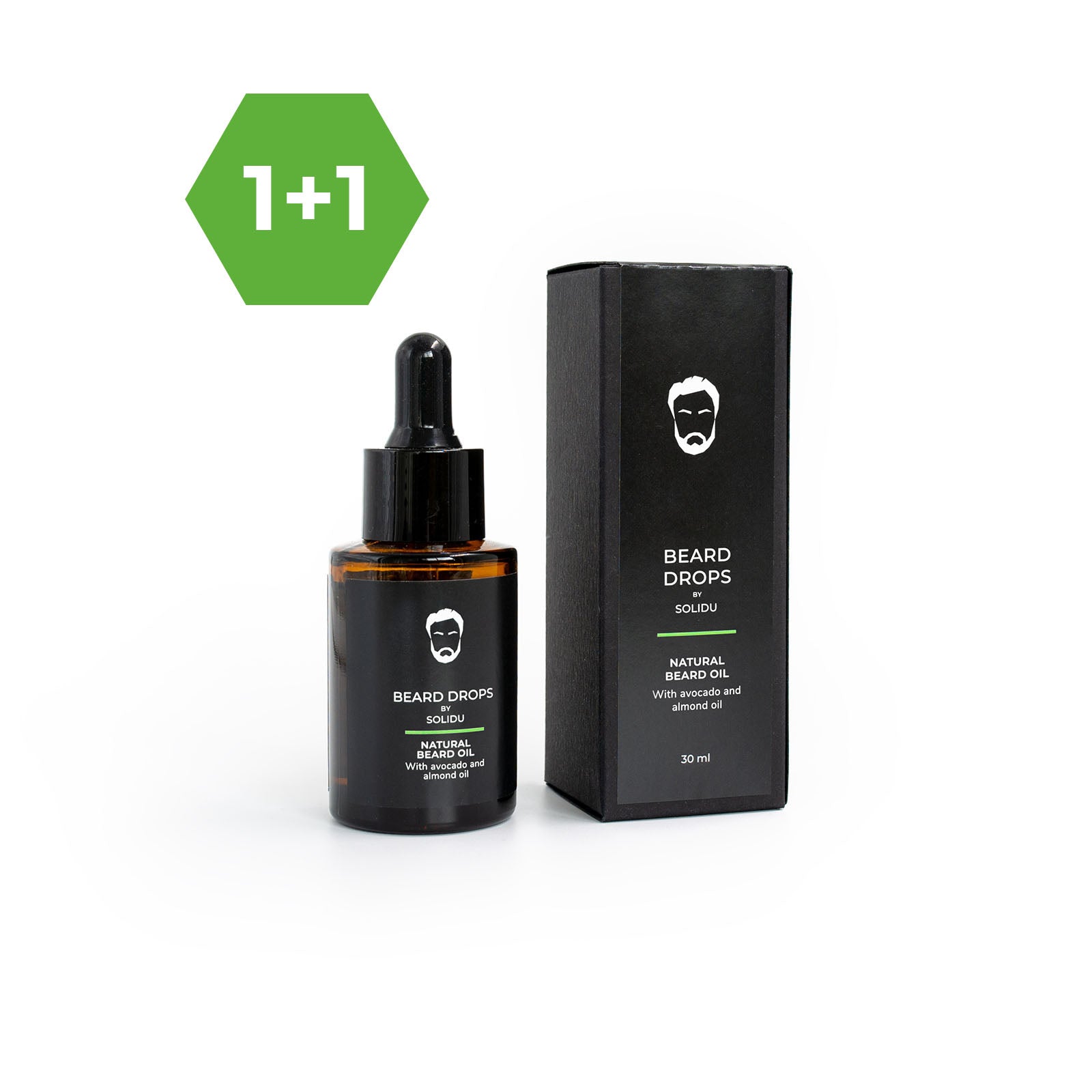 SOLIDU looduslik habemeõli BEARD DROPS 30ml