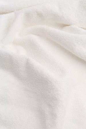 Vonios rankšluostis su kanapės pluoštu Baltas 90x140