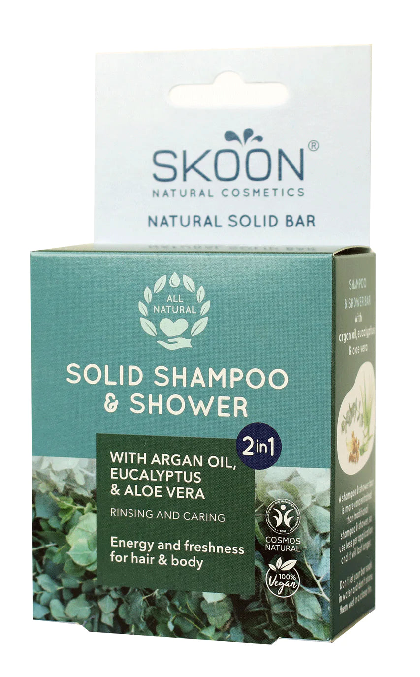 Kietasis prausiklis plaukams ir kūnui 2-in-1, 90 g.