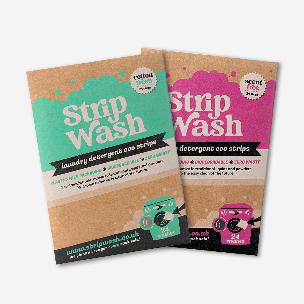 Biologiškai suyrančios skalbimo juostelės STRIP WASH, 24 VNT