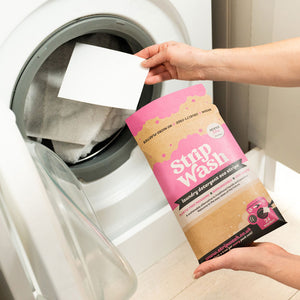 Bioloģiski noārdāmas veļas mazgāšanas sloksnes STRIP WASH, 24 gab 2