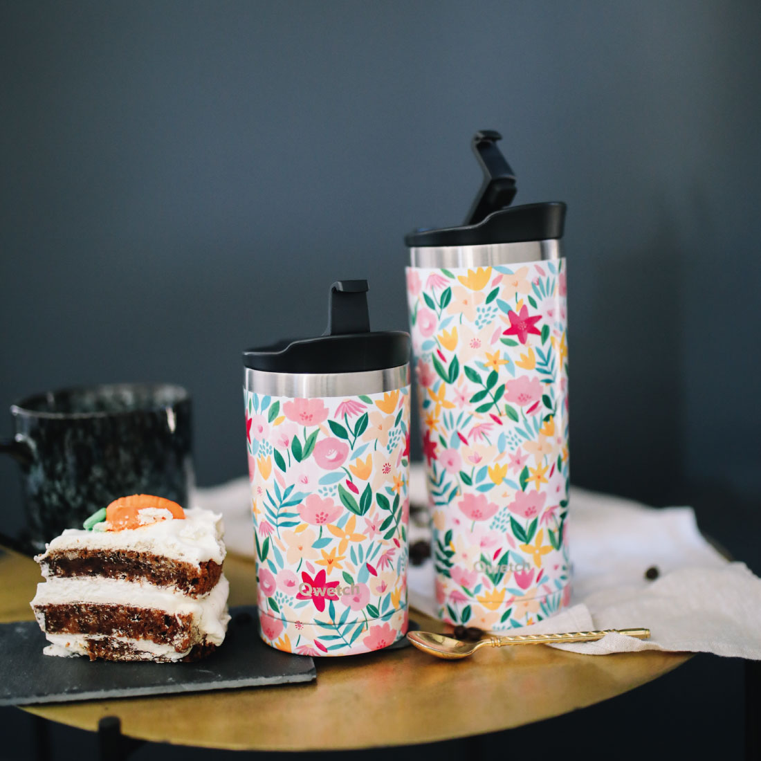 Termo puodelis QWETCH Flora 470 ML