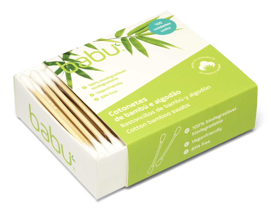 Bambukiniai ausų krapštukai,  100vnt