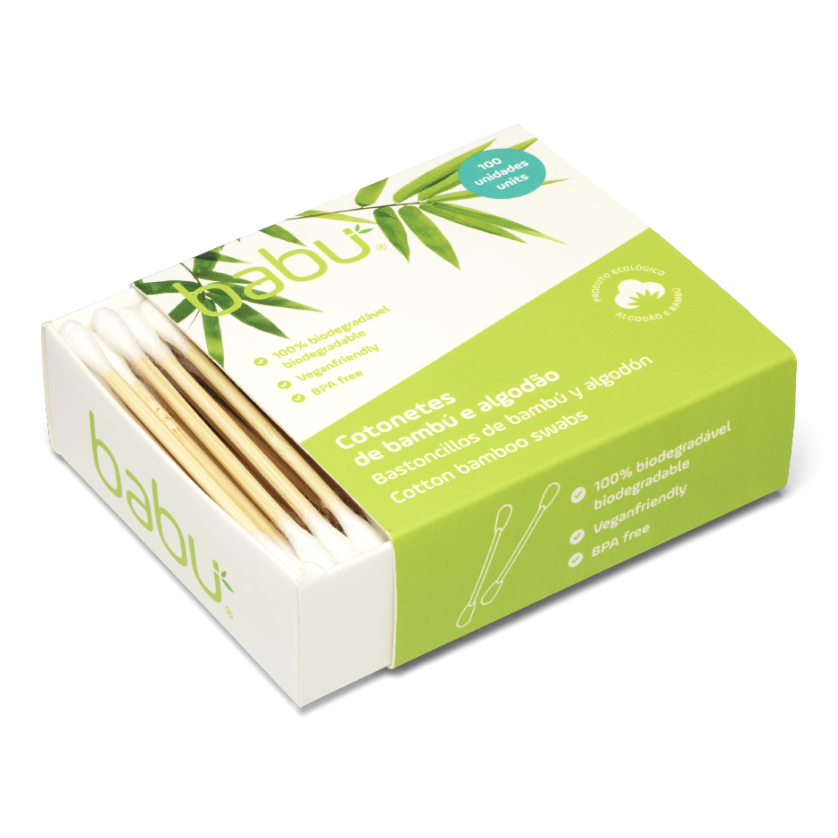 Bambukiniai ausų krapštukai,  100vnt